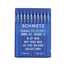 Schmetz light ballpoint needles industrial overlock B27 FFG SES size 65/9